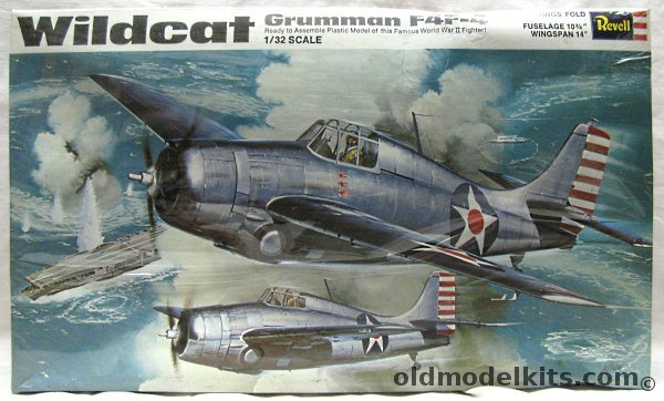Revell 1/32 Grumman F4F-4 Wildcat - (F4F4), H299 plastic model kit